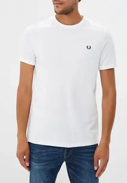 Fred Perry: Белая футболка 