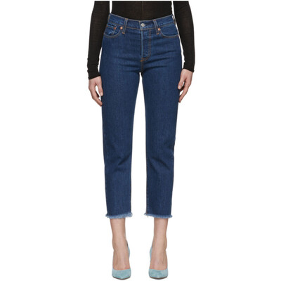 Levi's blue outlet wedgie straight jeans