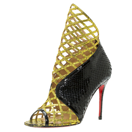 Christian Louboutin: Чёрные ботинки 