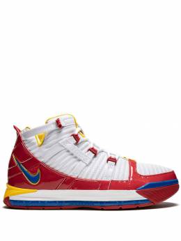 Nike: Белые кроссовки  Zoom Lebron 3 QS
