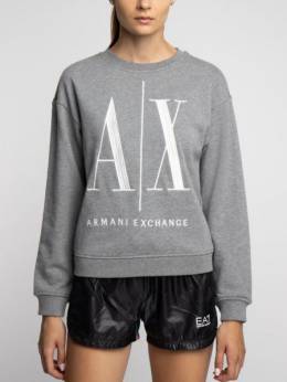 Armani Exchange: Серый свитшот 