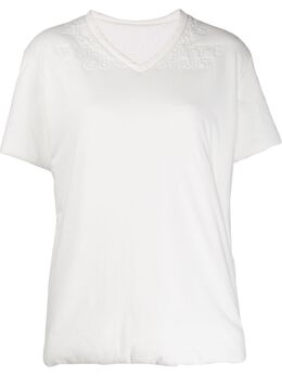 Mm6 Maison Margiela: Белая футболка 