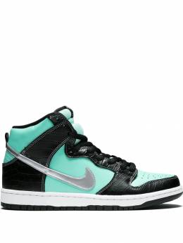 Nike: Голубые кроссовки  SB Dunk High