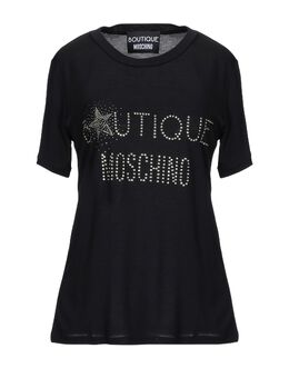 Boutique Moschino: Футболка с воротником 