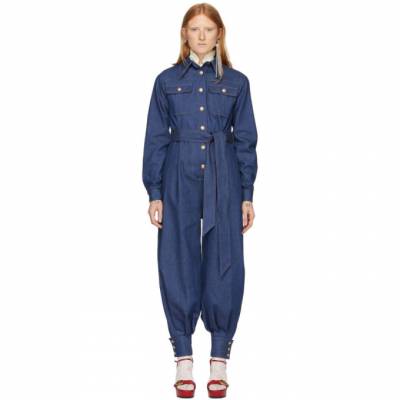 Gucci store jumpsuit blue