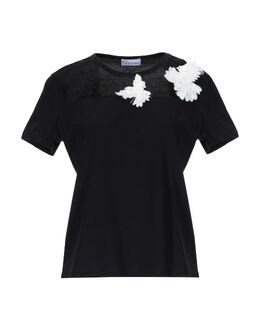 Red Valentino: Футболка из фатина 