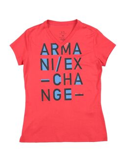 Armani Exchange: Футболка с принтом 