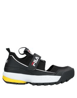 Fila: Чёрные кроссовки 