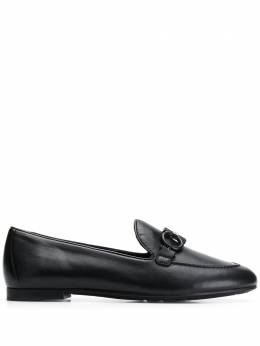 Salvatore Ferragamo: Чёрные лоферы 