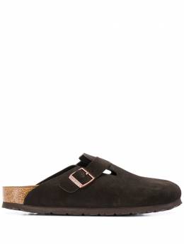 Birkenstock: Коричневые сабо  Boston
