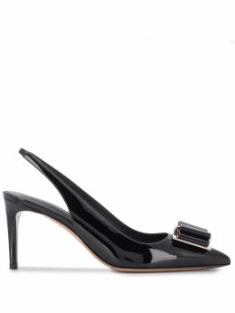 Salvatore Ferragamo: Чёрные туфли  Vara