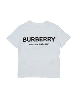 Burberry: Футболка с принтом 