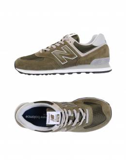 NEW BALANCE: Зелёные кроссовки 