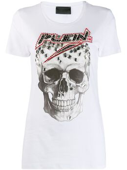 Philipp Plein: Футболка Skull с принтом