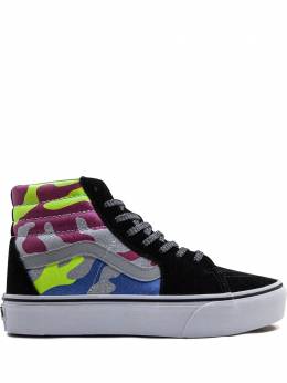 Vans: Тёмные кроссовки  Sk8-Hi