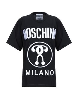 Moschino: Футболка с воротником 