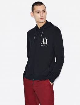 Armani Exchange: Синий свитер 