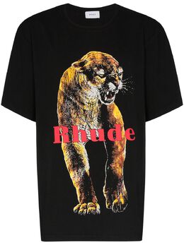 Rhude: Футболка с принтом 