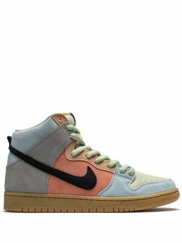 Nike: Чёрные кроссовки  SB Dunk High