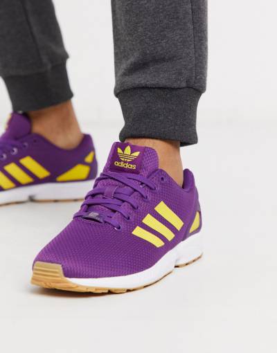 Adidas originals zx cheap flux purple