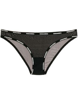 Dsquared2: Прозрачные трусы 