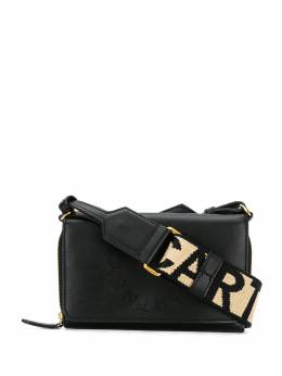 Stella McCartney: Чёрная сумка  Stella Logo mini
