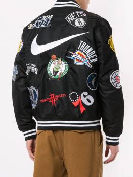 Supreme x Nike x NBA teams jacket Black SU3930 lpn5974756 LePodium