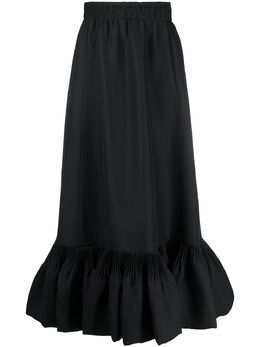Valentino: Юбка с баской 