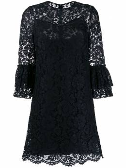 Valentino: Расклешённое платье 