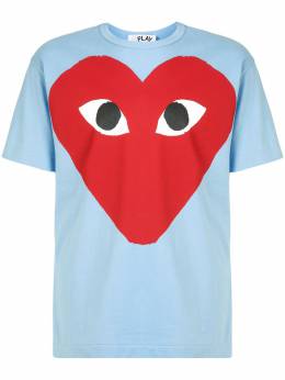 Comme Des Garçons Play: Футболка  Heart с принтом