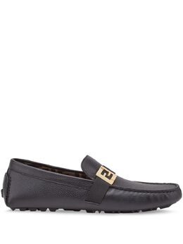 Fendi: Чёрные туфли  FF
