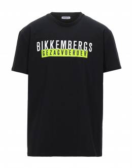 Bikkembergs: Футболка с воротником 