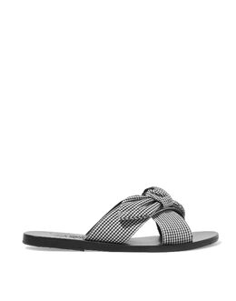 ANCIENT GREEK SANDALS: Чёрные сандалии 