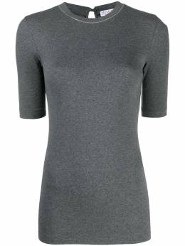 Brunello Cucinelli: Топ с коротким рукавом 