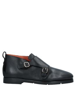 Santoni: Чёрные туфли 