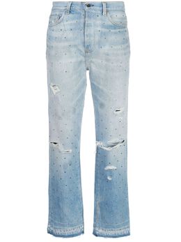 AMIRI: Джинсы со стразами 