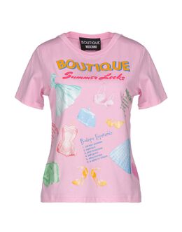 BOUTIQUE MOSCHINO: Футболка с принтом 