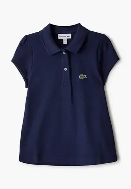 Lacoste: Синее поло 