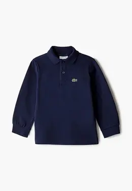 Lacoste: Синее поло 