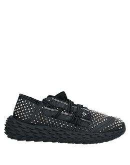 GIUSEPPE ZANOTTI: Чёрные кроссовки 