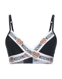 Moschino: Чёрный бюстгальтер 