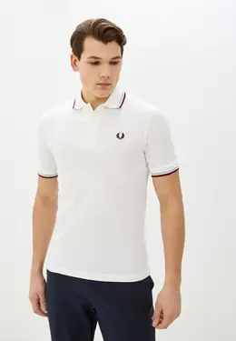 Fred Perry: Белое поло 