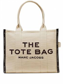 Marc Jacobs: Бежевая сумка-шоппер  The