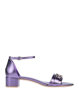 SALVATORE FERRAGAMO: Фиолетовые сандалии 