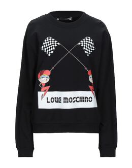 LOVE MOSCHINO: Флисовый свитшот 