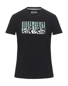 BIKKEMBERGS: Футболка с принтом 