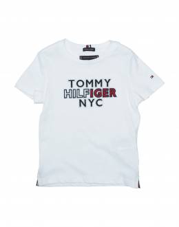 TOMMY HILFIGER: Футболка с воротником 