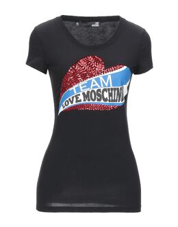 LOVE MOSCHINO: Футболка с воротником 