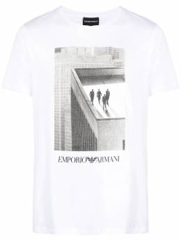 Emporio Armani: Футболка с принтом