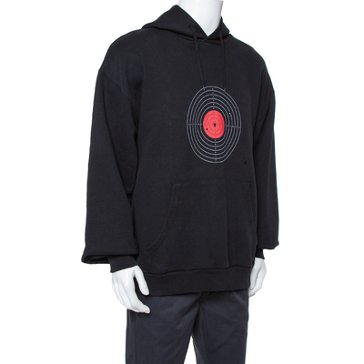 Vetements Black Target Hoodie